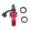 Motorcycle Brake Caliper Banjo Bolt Bleed Screw M10 X 1.25 Aluminum Nipple for Universal Master Cylinder Repair
