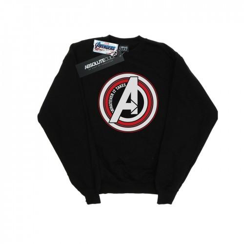Marvel Mens Avengers Endgame Whatever It Takes Symbol Sweatshirt