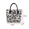 Large Capacity Cute Insulated Bag With Leopard And Bow Print Design Daily For