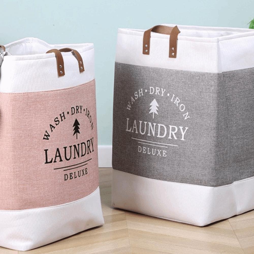 Large Capacity Dirty Clothes Basket Fabric Folding Storage Basket Laundry Basket Laundry Room