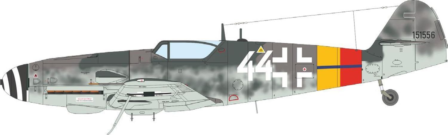 

Eduard 1/72 Profipack Bf109G-10 Erla Factory Plastic Model Kit EDU70162 (Airplane)