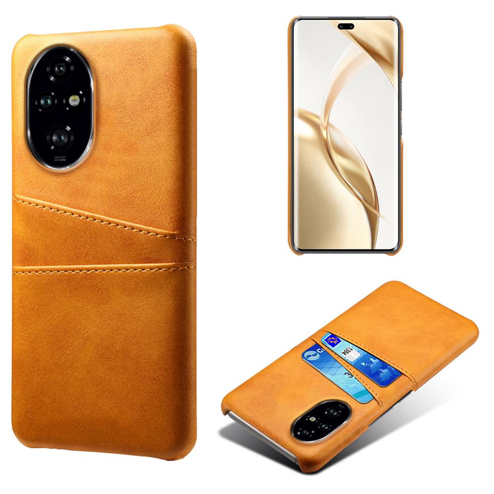 For Honor 200 Pro 5G Case Dual Card Slots PU Leather+Hard PC Phone Cover