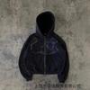 2025 Harajuku Spring and Autumn Hooded Sports Cardigan Zipper 3D Printed Long Sleeve Hoodie Jacket Plus Size