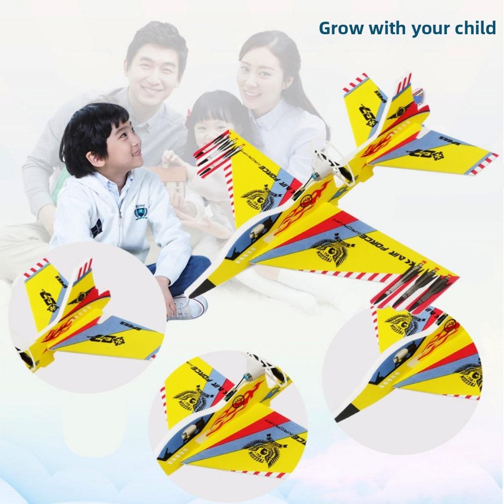 28*26*6.5cm Outdoor Toy Random Color Electric Plane Aircraft High Quality Inertial Foam Toys