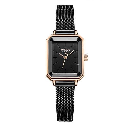 

[JULIUS] JULIUS Feminine Square Women s Metal Watch JA-1223 JA-1223D