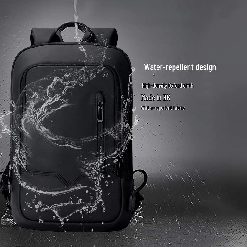 Ultra-Thin 15.6-inch Laptop Business Backpack - Durable Oxford Cloth for Daily Commute