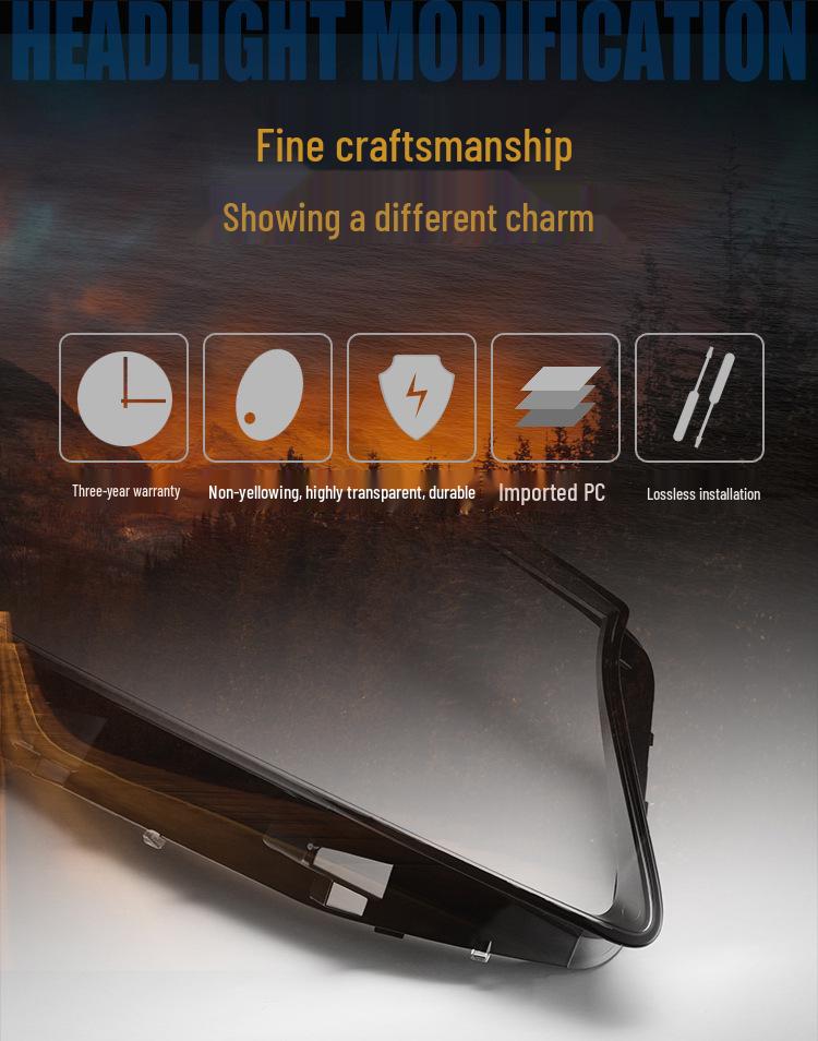 Fits 16-18 Mercedes-Benz A-Class W176 Headlight Lens, Cover, and Shell Replacement