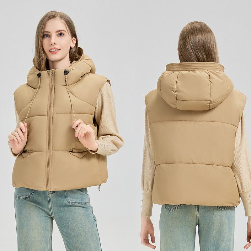 Women's Warm Solid Color Vest For Autumn And Winter