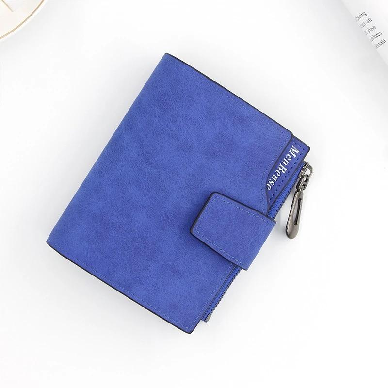 

Ladies Short Wallet Women s Zipper Wallet Multi-function Fashion Simple Fresh Large-capacity Leather Coin Purse Clutch