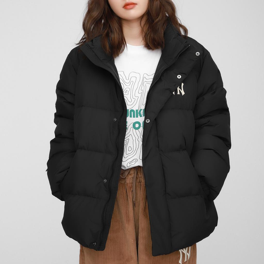 New MLB New York Yankees Down Jacket Cropped Unisex Black 3ADJB0116-50BKS