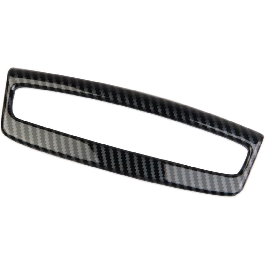 Korlot Carbon Fiber Center Console Armrest Button Cover Trim for Hyundai Tucson/Santa Cruz 2022-2024