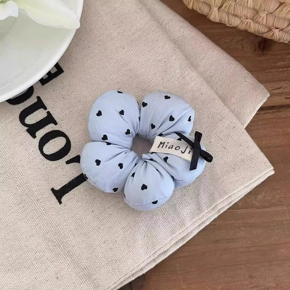 Ornament Hair Band Elastic Hair Tie Ring New Flower Scrunchies  Daily Accessories