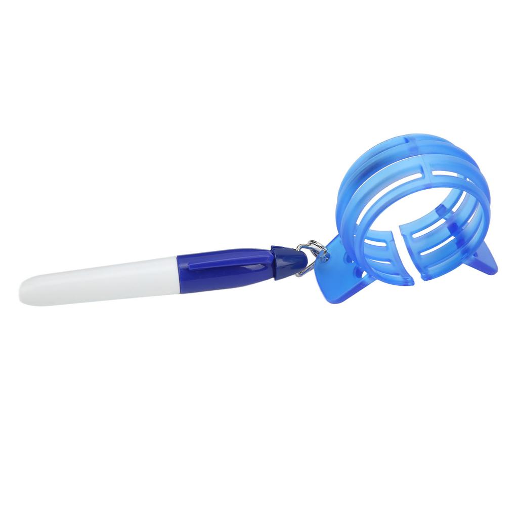 360 Degrees Golf Ball Line Marker Plastic Golf Three Line Drawing Device for General PurposeBlue