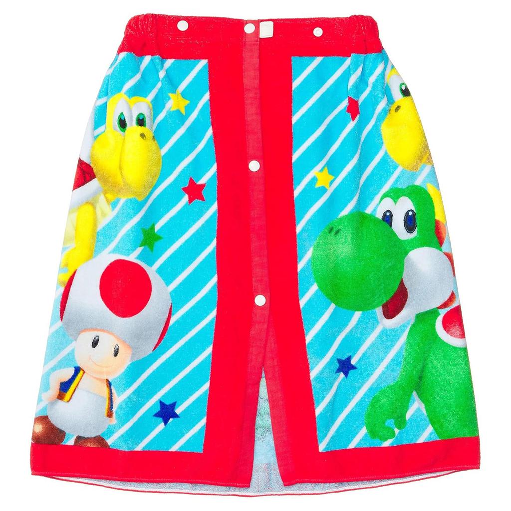 Marushin 60cm Long Roll Nintendo Mario Super Mario Fresh Antibacterial and UV for Boys and 4525003700 Towel, & Bros., Members, Protection, Girls,