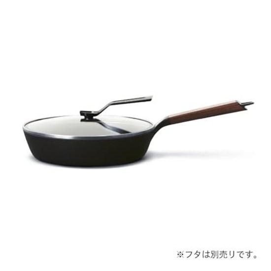Vermicular Frying Pan 28cm Deep Type Walnut GasIH Compatible Cast Iron Enamel FP28D-WN