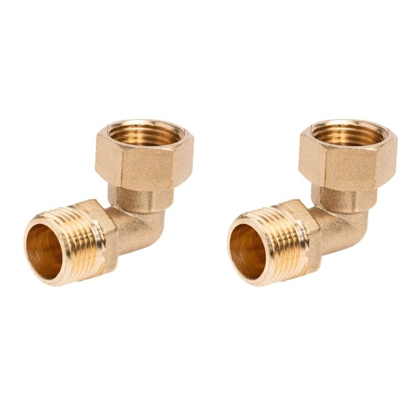 4 Inch Brass Water Heater Fitting Solar System Elbow Connector With Quick Installation For Home Plumbing
