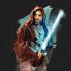STAR WARS Unisex Adult Obi Wan Kenobi Painted T-Shirt