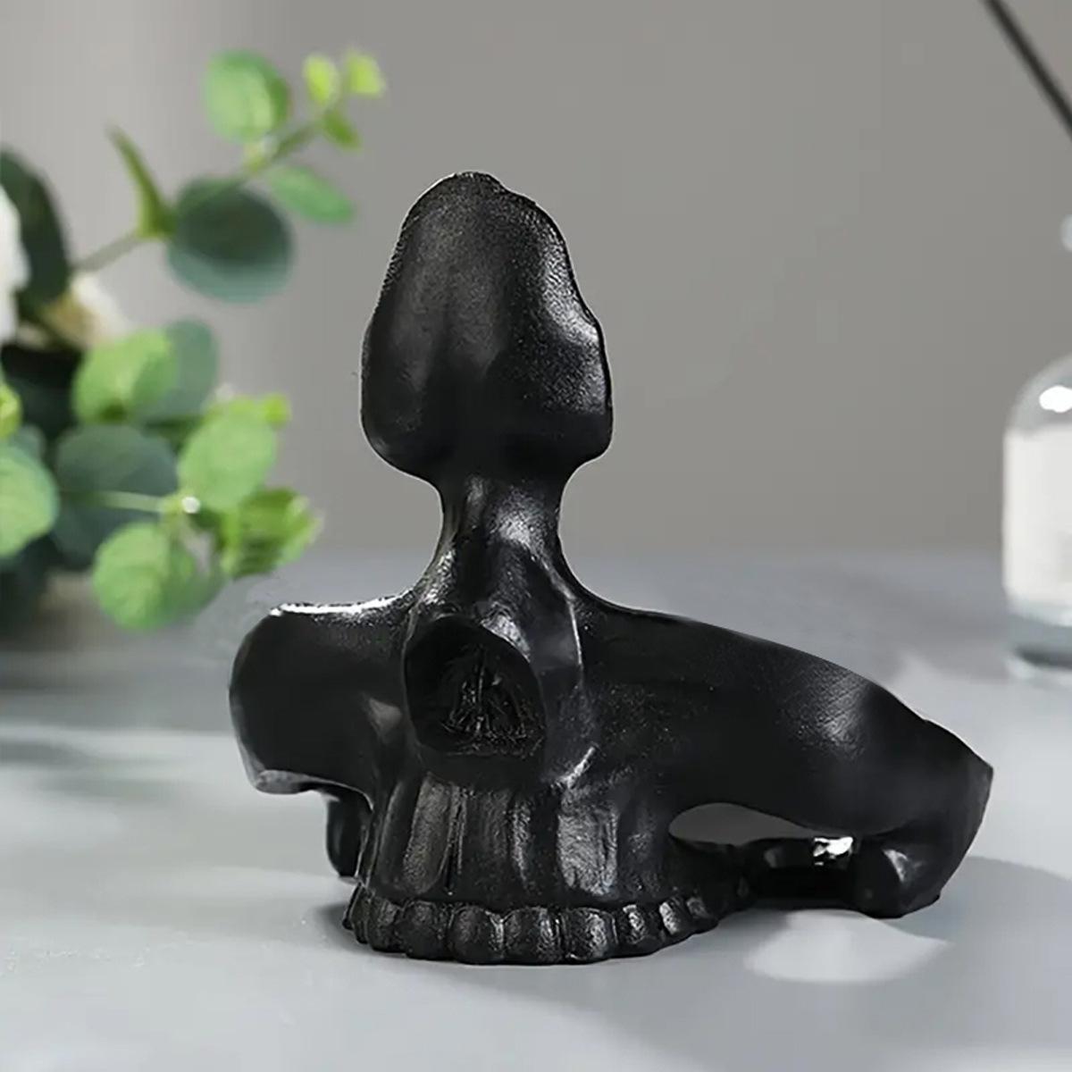 

1 шт. Подставка для очков, поделка, украшение для дома, офиса, полимерное украшение, украшение для стола чёрный