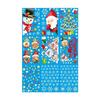 Hand-Painted Electrostatic Christmas Window Stickers: Santa Claus & Tree Decals for Holiday Decor