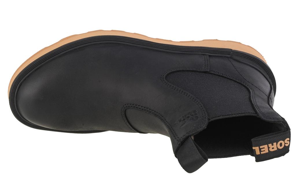 Sorel Hi-Line Chelsea, Czarne botki damskie Chelsea