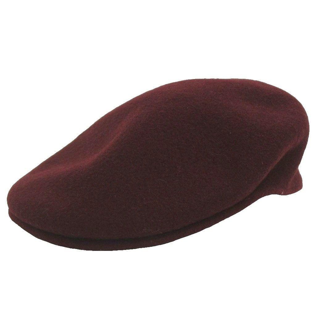 Used KANGOL Hunting Casquette Wool Beret Hat Wine Red M GY99