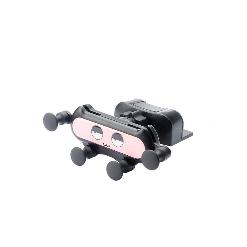 Cute Cartoon Cat Cd Port Car Mount Phone Holder with Gravity Sensor for Navigation