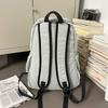 Student Solid Color Schoolbag Large Capacity Backpack