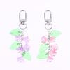 Y2K Aesthetics Lily Of The Valley Keychain Exquisite Flower Keyring Bag Pendant Sweet Girly Phone Lanyard Holiday Gifts