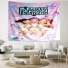 KPop Demon Hunters Print Tapestry - Portable Wall Decor Cloth, for Home, Dorm, Travel, Bedroom, Living Room - Ideal Birthday Housewarming Gift