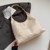 New Chinese Style Shoulder Bag Butterfly Embroidered Simple Versatile Large Capacity Tote Bag Commuter Bucket Handbags