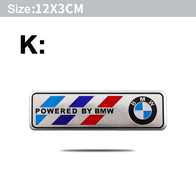 Sticker Emblemi Styling Auto Lega di Alluminio Parafango Auto Bagagliaio Stemmi Per BMW M E46 E90 E60 F30 F10 E39 E36 F20 G30 /Valvole Pneumatici Auto
