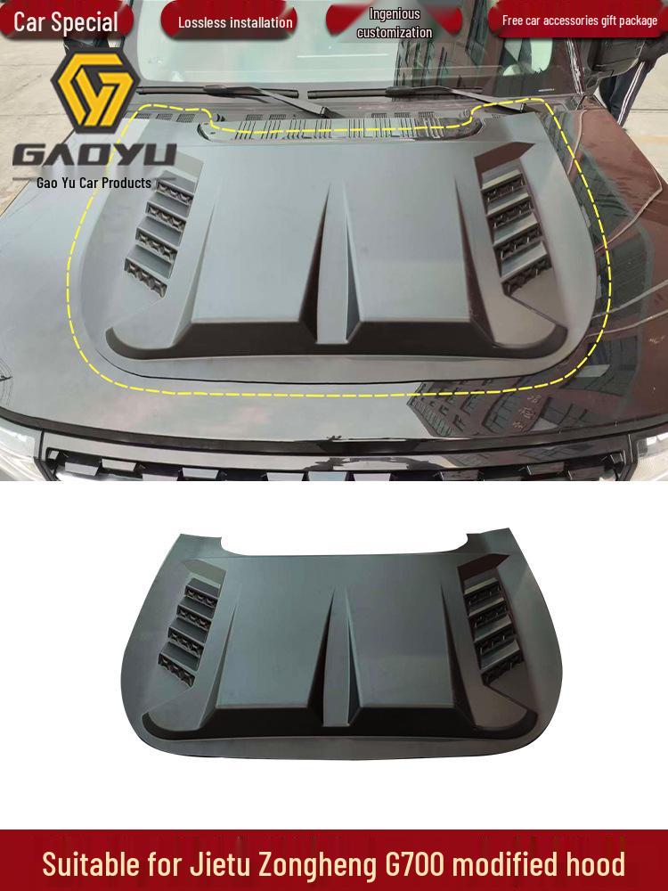 Kryt kapoty a chránič motoru Jetour Zongheng G700 - Off-road ochrana proti písku a kamení.