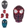 Maschera Elastica Spiderman Miles Morales Copricapo Costume Per Appassionati Cosplay Adulti