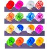 2 Pack Cheerleading Pom Poms with Baton Handle for Team Spirit Sports Dance Cheering Kids Adults for Dace Sport Competition