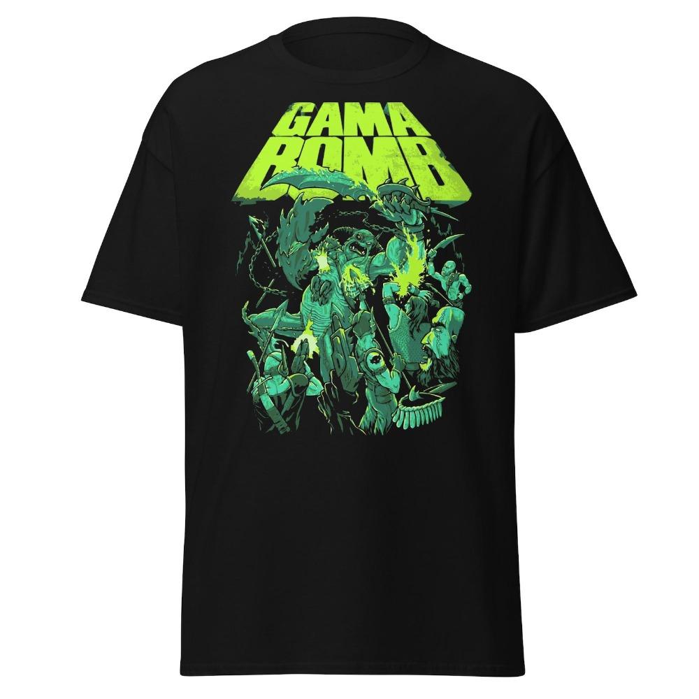 Gama Bomb Vintage Thrash Metal TShirt Woman Man Summer Cotton Graphic T Shirts Adult Streetwear Camisetas Tops Tee Boyfriend S