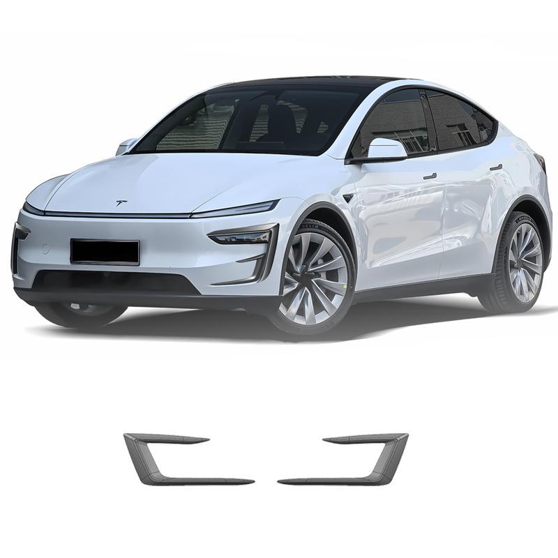 Deflector de vânt pentru bara de protecție față și Spoiler sprânceană far pentru Tesla Model Y Facelift 2025+