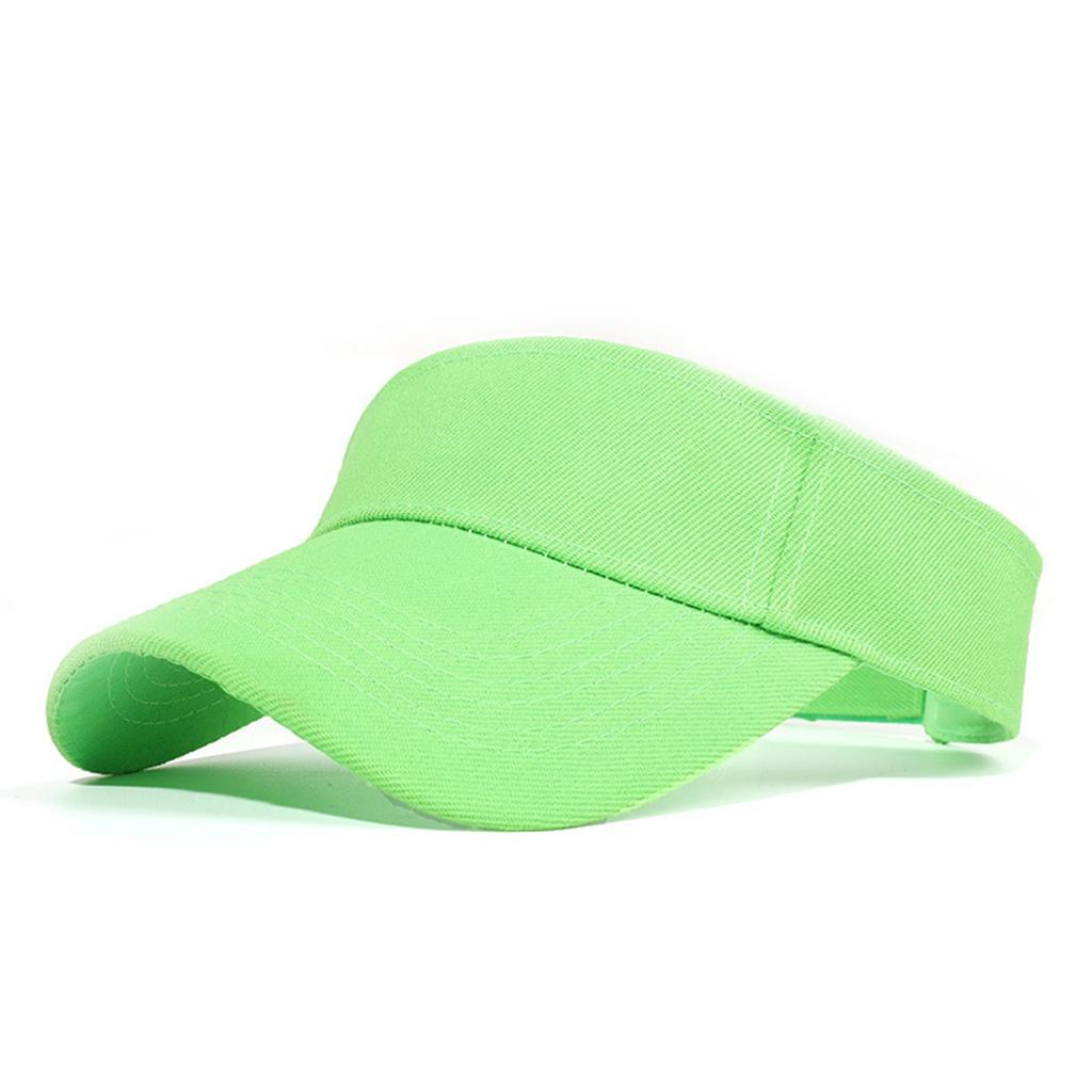 Cappello con visiera parasole per sport all'aperto, con parte superiore aperta, traspirante, regolabile, stile baseball, cappello parasole per tennis, golf, corsa
