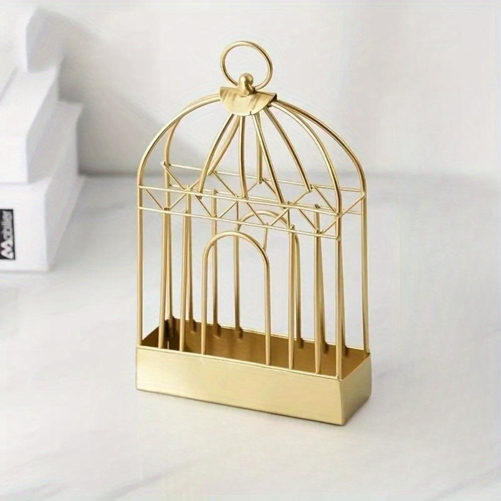 Hanging Mosquito Coil Holder Birdcage Shape Bird Cage Rack Portable Mosquito Coil Box