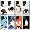 Cartoon P-Pingu Penguin Phone Case For Samsung Galaxy S23 S24 S25 Edge S26 Ultra S22 + S21 Plus S20 FE Cover Silicone Print Shel