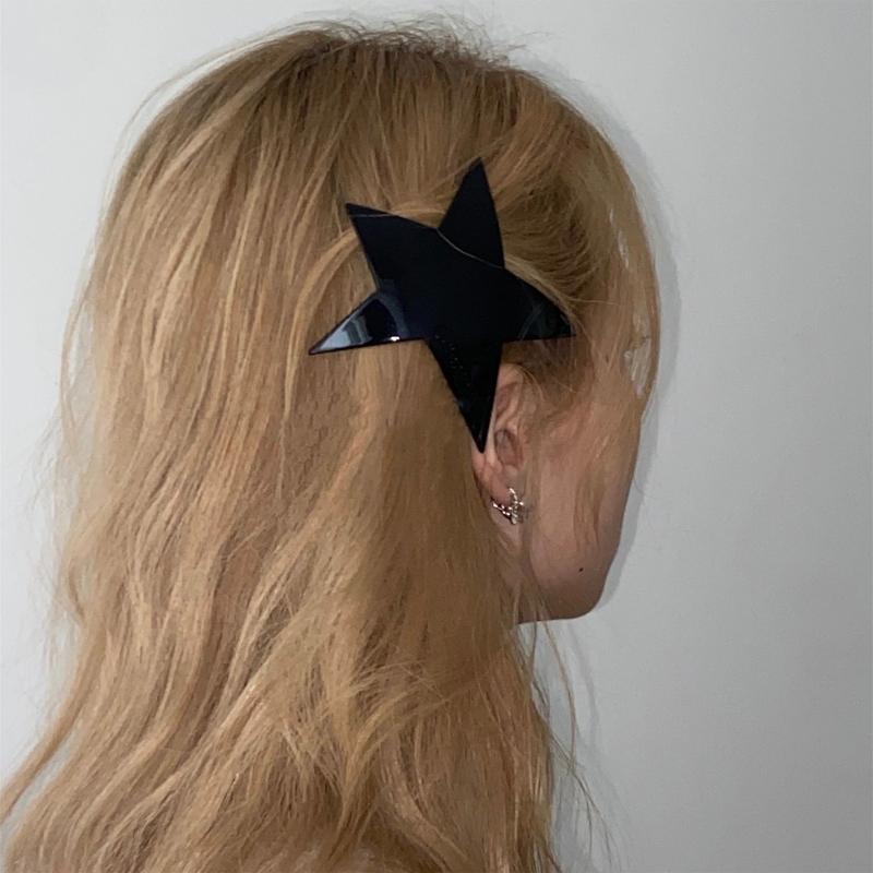 Star Hairpin Gothic Headwear Irregular Stars Hair Clips Fashion Hair Accessories for Girls Women Party Favor