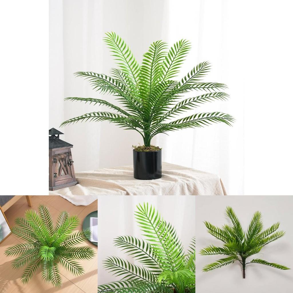 Artificial Plant Dypsis Lutescens Leaf Wall Decor For Home Interior