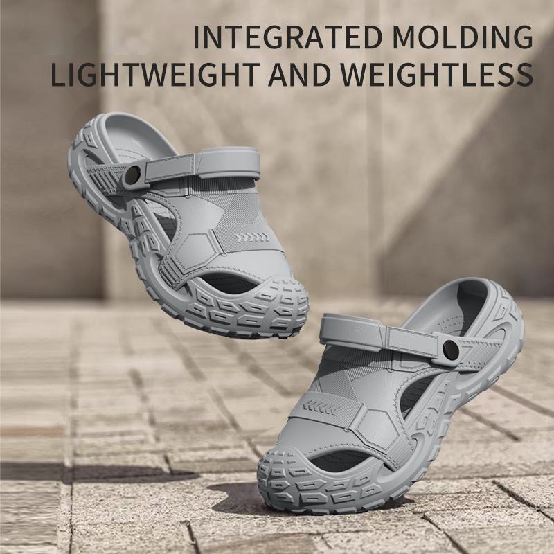Men S Outdoor Summer Wearable Clog Shoes Anti-Slip Breathable Odor-Resistant Slip-Resistant Sandals 40-41