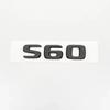 Glossy Black 50S4M 38S4M 40S 60S B550 850S ABS Emblem for Mercedes Benz Brabus S W221 W222 W223 Car Trunk Badge Logo Sticker AV1