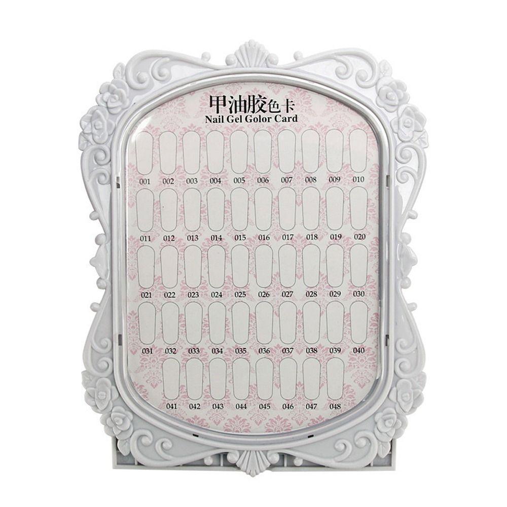 

Полка-витрина для нейл-арта, доска для демонстрации типсов, карточка цветов гель-лака для ногтей, инструменты для демонстрации в нейл-салоне белый