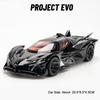 1:24 Apollo IE EVO Sports Car Toy Models Alloy Diecast Mini Supercars Sound Light Doors Opened Pull Back for Children Presents
