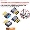 4K HDR Virtual Monitor EDID Emulator HDMI-compatible Dummy Plug Headless Ghost Display Adapter Supports up to 4k@60Hz 1080@120Hz