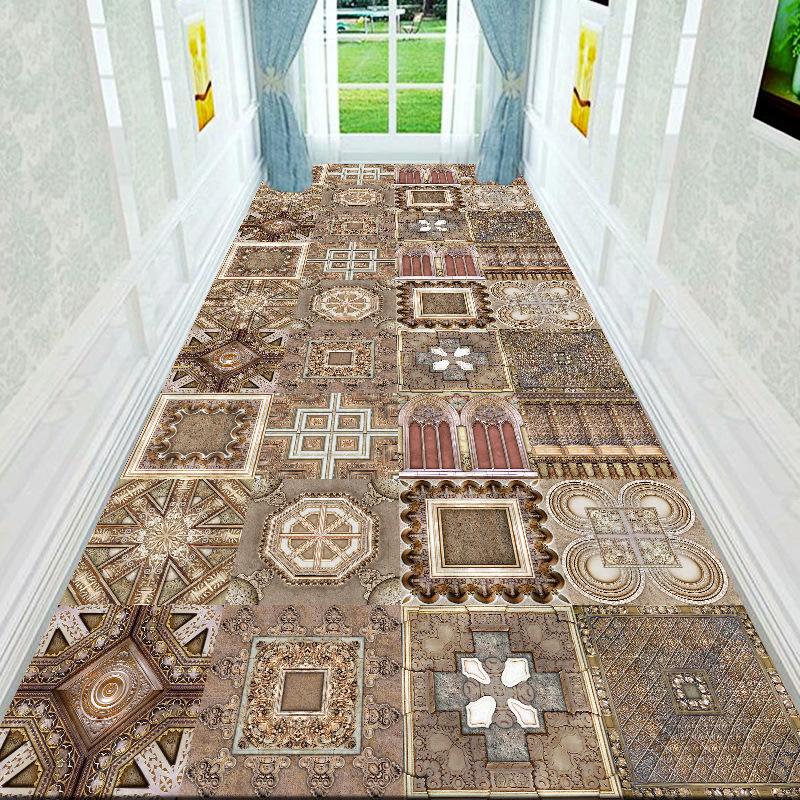 3D-Teppich, Eingangstürmatte, Wohnzimmerteppich, geometrische optische Fußmatte, Illusionsteppich, Raumdekorationsmatte