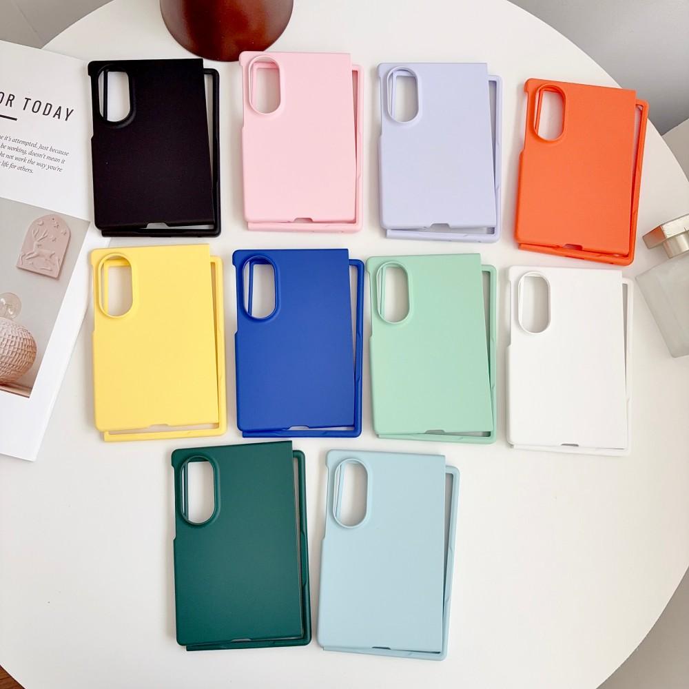 Per Samsung Galaxy Z Fold 8 Custodia Rigida in PC per Telefono Colore Solido Protezione Antiurto Cover Posteriore