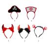 Ox Horn Headbands Hairband Hair Hoop for Women Girls Halloween Hair Accessories