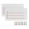 2 stücke RV Air Vent Abdeckung Auspuff Outlet Jalousie Decke Vent Bad Büro Belüftung Outlet Grille Heizung Kühlsysteme